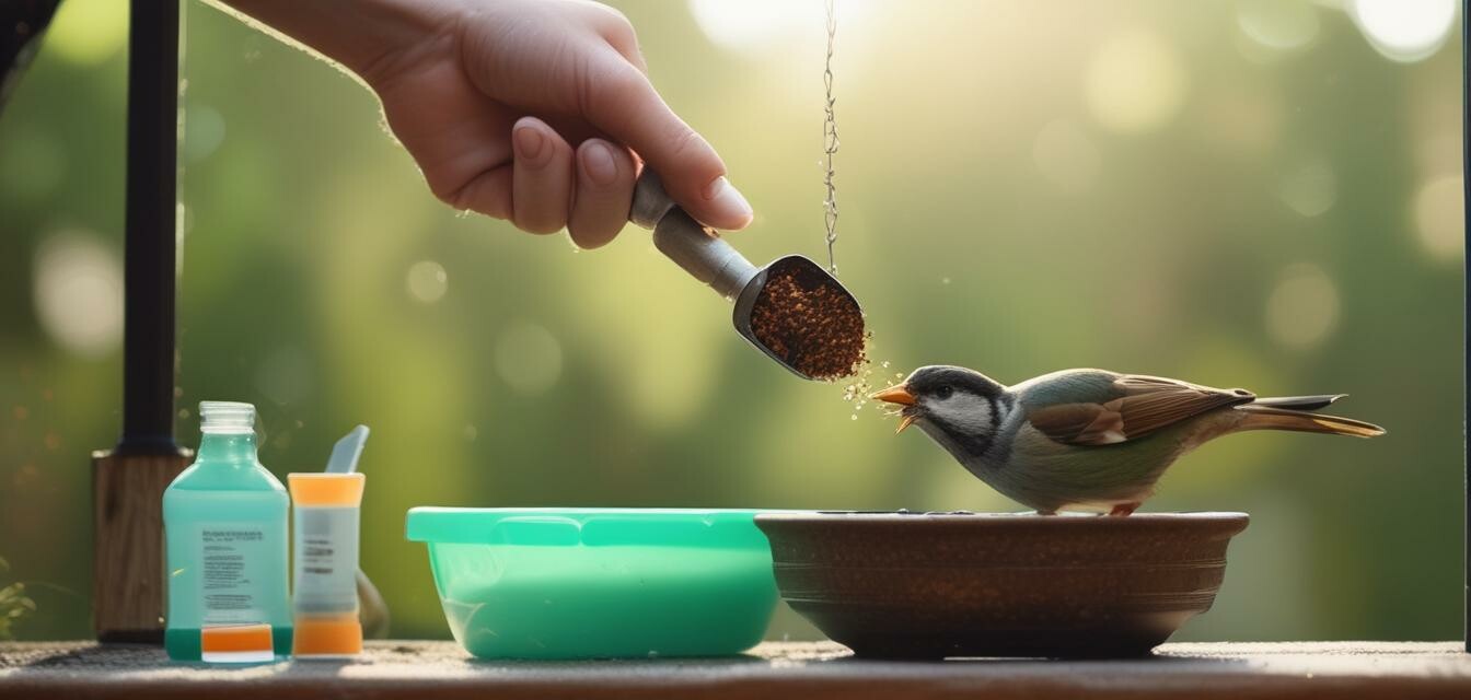 Bird Feeder Cleaning