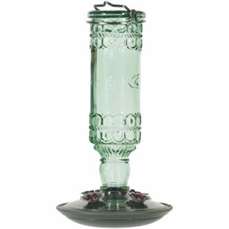 Perky-Pet Antique Glass Hummingbird Feeder