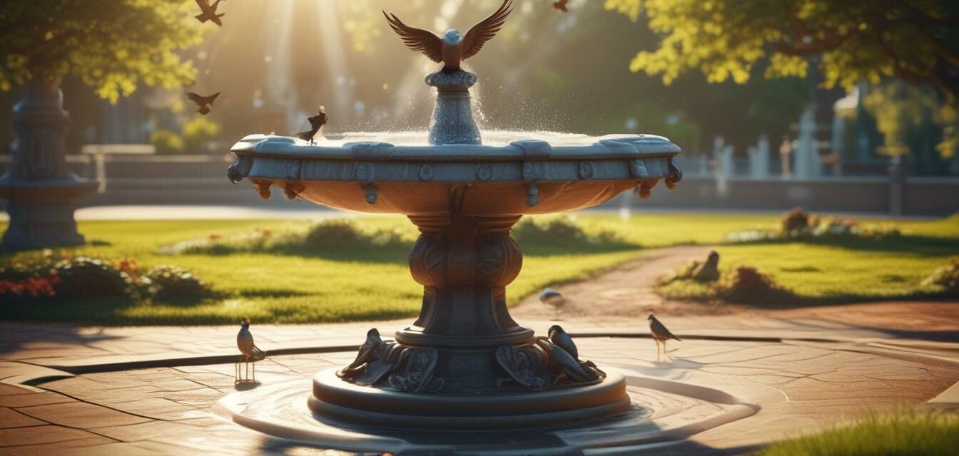 Pedestal bird bath