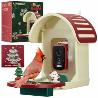 VINGUYS Bird Feeder with Camera