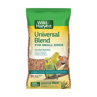 Wild Harvest Universal Blend for small birds packaging