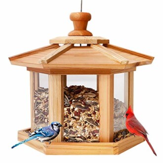 Solution4Patio Hexagon Bird Feeder